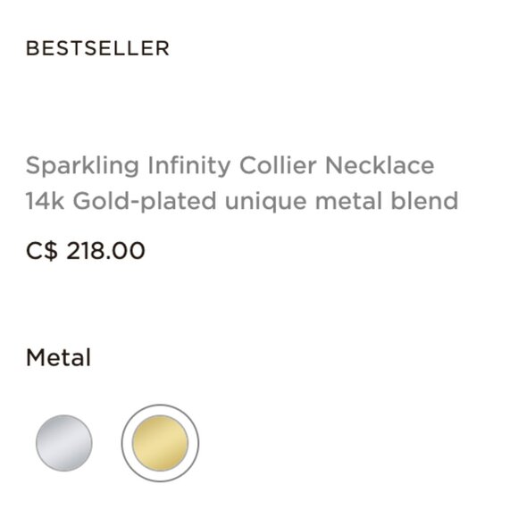 PANDORA Sparkling Infinity Collier Necklace - Picture 8 of 8